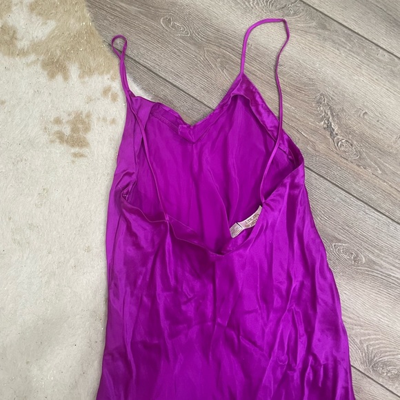 Victoria’s Secret gold label vintage purple slip dress - Picture 3 of 5